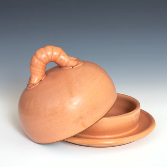 Butter Dish - Zion Orange