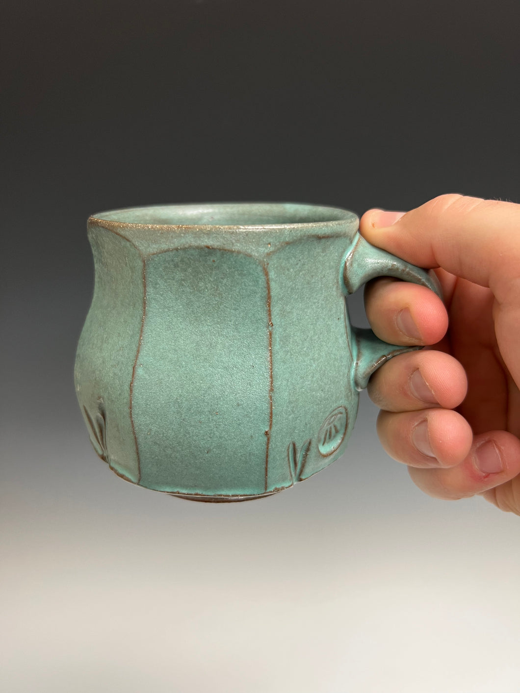 Patina Blue Mug